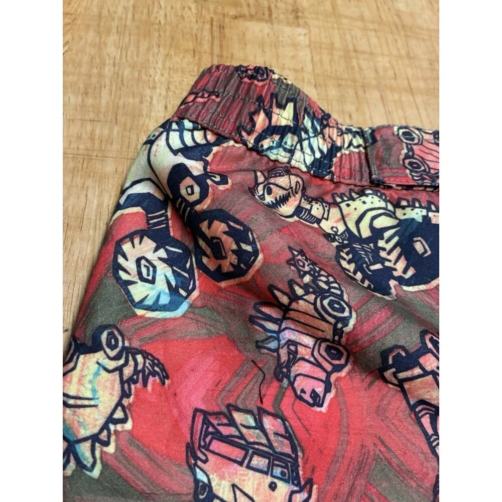 Disney Cars on the Road Boys 7/8 Lined UPF 50+ Swim Swimming Trunks EUC